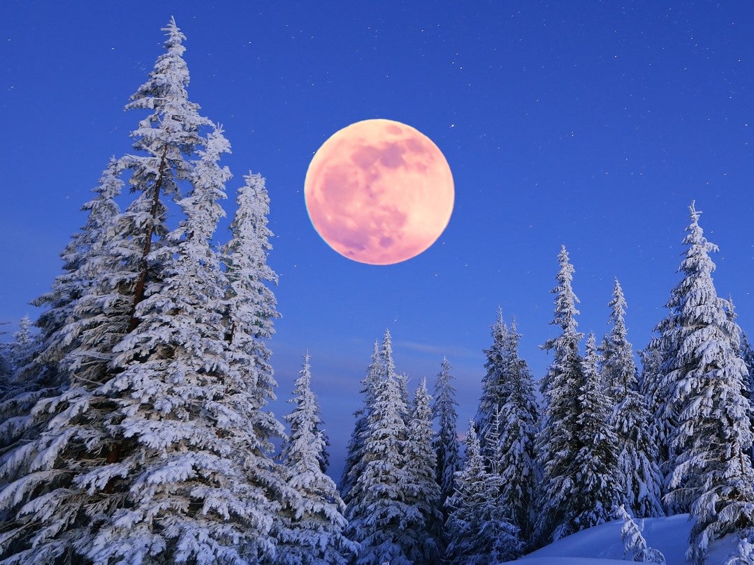 Full Moon 2022 February Snow Moon peaks at sunset tonight, offering